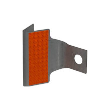 Metal fence reflector Eurostal (orange) 50 pcs Metal fence reflector Eurostal (orange) 50 pcs