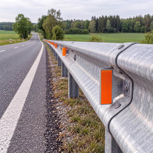Metal fence reflector Eurostal (orange) 50 pcs Metal fence reflector Eurostal (orange) 50 pcs
