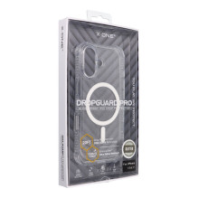 X-ONE „Dropguard Pro“, suderinamas su „MagSafe“, skirtas „iPhone 17“, blizgučių baltumo spalvos X-ONE „Dropguard Pro“, suderinamas su „MagSafe“, skirtas „iPhone 17“, blizgučių baltumo spalvos