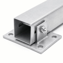 Parking space lock made of galvanized steel Eurostal B600IG+ with integrated lock