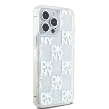 DKNY dėklas, skirtas IPHONE 15 Pro Max DKHCP15XLCPEPT ( DKNY HC skysti blizgučiai su languotu raštu), baltas DKNY dėklas, skirtas IPHONE 15 Pro Max DKHCP15XLCPEPT ( DKNY HC skysti blizgučiai su languotu raštu), baltas