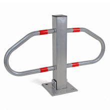 Parking space lock Eurostal B800IP, butterfly-shaped, with integrated lock Parking space lock Eurostal B800IP, butterfly-shaped, with integrated lock