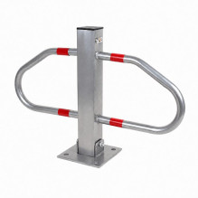 Parking space lock Eurostal B800IP, butterfly-shaped, with integrated lock Parking space lock Eurostal B800IP, butterfly-shaped, with integrated lock