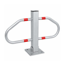 Parking space lock made of galvanized steel Eurostal B800IG+, butterfly-shaped, with integrated lock Parking space lock made of galvanized steel Eurostal B800IG+, butterfly-shaped, with integrated lock