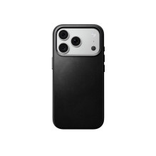 NOMAD odinis dėklas, skirtas IPHONE 18 Pro / 17 Pro, suderinamas su „MagSafe“ (tradicinė oda Case „Horween“ oda), juodas