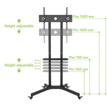 Techly 309982 Mobile stand for TV 30-65" Techly 309982 Mobile stand for TV 30-65"