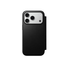 NOMAD leather case for IPHONE 18 Pro / 17 Pro compatible with MagSafe (Modern Leather Folio ECCO Leather) black