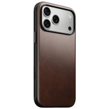 NOMAD odinis dėklas, skirtas IPHONE 18 Pro Max / 17 Pro Max, suderinamas su „MagSafe“ (moderni oda Case „Horween“ oda), 
