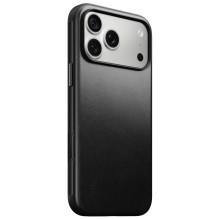 NOMAD leather case for IPHONE 18 Pro Max / 17 Pro Max compatible with MagSafe (Modern Leather Case Horween Leather) blac