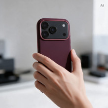 Dėklas, skirtas „iPhone 18 Pro Max / 17 Pro Max Forcell “ „F-Protect Frame Premium“, suderinamas su „Magsafe“ tamsiai vy Dėklas, skirtas „iPhone 18 Pro Max / 17 Pro Max Forcell “ „F-Protect Frame Premium“, suderinamas su „Magsafe“ tamsiai vy