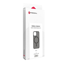 iPhone 11 / XR dėklas Forcell F-Protect Smoke Hybrid Premium Lite, suderinamas su MagSafe, juodas iPhone 11 / XR dėklas Forcell F-Protect Smoke Hybrid Premium Lite, suderinamas su MagSafe, juodas