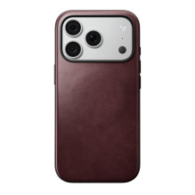 NOMAD odinis dėklas, skirtas IPHONE 18 Pro / 17 Pro, suderinamas su „MagSafe“ (šiuolaikinė oda Case „Horween“ oda), bord