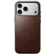 NOMAD leather case for IPHONE 18 Pro Max / 17 Pro Max compatible with MagSafe (Traditional Leather Case Horween Leather)