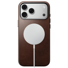 NOMAD odinis dėklas, skirtas IPHONE 18 Pro Max / 17 Pro Max, suderinamas su „MagSafe“ (tradicinė oda Case „Horween“ oda)