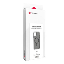 „iPhone 11 Pro Max“ Forcell F-Protect Smoke Hybrid Premium Lite dėklas, suderinamas su „MagSafe“, juodas
