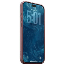 NOMAD odinis dėklas, skirtas IPHONE 18 Pro Max / 17 Pro Max, suderinamas su „MagSafe“ (tradicinė oda Case „Horween“ oda)