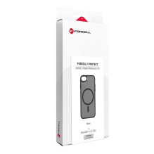 iPhone 7 / 8 / SE2 Forcell dėklas F-Protect Smoke Hybrid Premium Lite, suderinamas su MagSafe, juodas