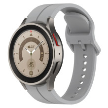 Silicone strap for SAMSUNG Watch 4 / 5 grey (4)