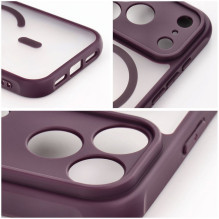 Case for iPhone 18 Pro / 17 Pro Full Matte Mag Cover compatible with MagSafe burgundy Case for iPhone 18 Pro / 17 Pro Full Matte Mag Cover compatible with MagSafe burgundy