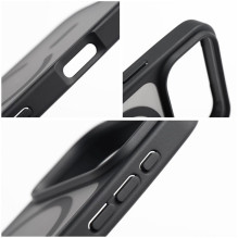 Case for iPhone 16 Pro Forcell F-Protect Smoke Hybrid Premium Lite compatible with MagSafe black Case for iPhone 16 Pro Forcell F-Protect Smoke Hybrid Premium Lite compatible with MagSafe black