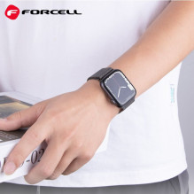 Dirželis Apple laikrodžiui Forcell F-Design FA03 magnetinis plienas 38 / 40 / 41 mm sidabrinis