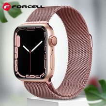 Strap to Apple Watch Forcell F-Design FA03 magnetic steel 38 / 40 / 41 mm pink