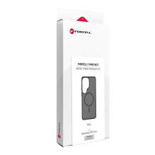 Dėklas, skirtas Samsung S26 Ultra Forcell F-Protect Smoke Hybrid Premium Lite, suderinamas su MagSafe, juodas