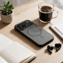 Case for iPhone 17 Forcell F-Protect Chromatic Premium compatible with MagSafe black