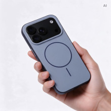 Case for iPhone 18 Pro Max / 17 Pro Max Forcell F-Protect Chromatic Premium compatible with MagSafe blue