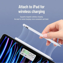 DUX DUCIS rašiklis STYLUS iPad su belaidžiu įkrovimu ir maitinimo ekranu, baltas DUX DUCIS rašiklis STYLUS iPad su belaidžiu įkrovimu ir maitinimo ekranu, baltas