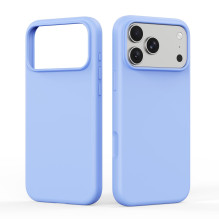 DUX DUCIS case PIEL LIQUID SILICONE compatible with MagSafe for iPhone 18 Pro / 17 Pro light blue