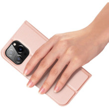 DUX DUCIS piniginės dėklas SKIN PRO, skirtas IPHONE 15 Pro, rožinis DUX DUCIS piniginės dėklas SKIN PRO, skirtas IPHONE 15 Pro, rožinis