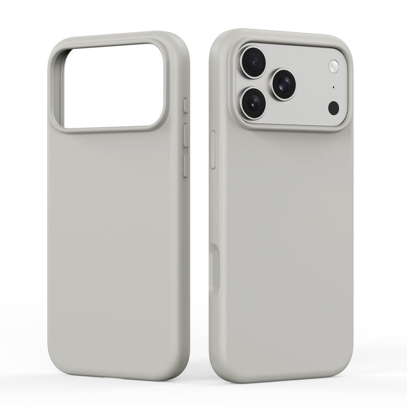 DUX DUCIS case PIEL LIQUID SILICONE compatible with MagSafe for iPhone 18 Pro Max / 17 Pro Max beige