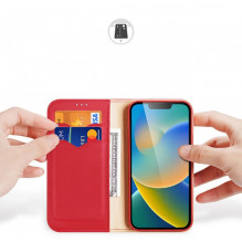 DUX DUCIS piniginės dėklas HIVO, skirtas IPHONE 15 Plus raudonas DUX DUCIS piniginės dėklas HIVO, skirtas IPHONE 15 Plus raudonas
