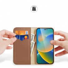 DUX DUCIS piniginės dėklas HIVO skirtas IPHONE 15 Pro rudas DUX DUCIS piniginės dėklas HIVO skirtas IPHONE 15 Pro rudas