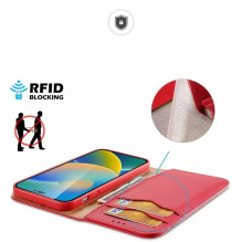 DUX DUCIS piniginės dėklas HIVO skirtas IPHONE 15 Pro raudonas DUX DUCIS piniginės dėklas HIVO skirtas IPHONE 15 Pro raudonas