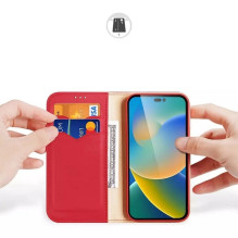 DUX DUCIS piniginės dėklas HIVO skirtas IPHONE 15 Pro raudonas DUX DUCIS piniginės dėklas HIVO skirtas IPHONE 15 Pro raudonas