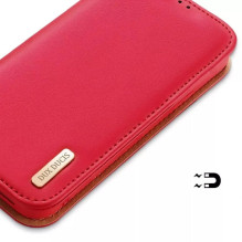 DUX DUCIS piniginės dėklas HIVO skirtas IPHONE 15 Pro raudonas DUX DUCIS piniginės dėklas HIVO skirtas IPHONE 15 Pro raudonas
