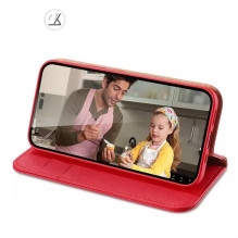 DUX DUCIS piniginės dėklas HIVO skirtas IPHONE 15 Pro raudonas DUX DUCIS piniginės dėklas HIVO skirtas IPHONE 15 Pro raudonas
