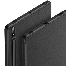 DUX DUCIS dėklas DOMO sulankstomas su pieštuko dėklu, skirtas SAMSUNG Tab S9 Plus, juodas