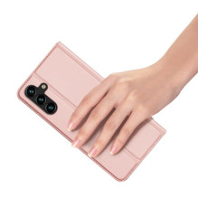 DUX DUCIS piniginės dėklas SKIN PRO, skirtas SAMSUNG A14 4G / 5G rožinė DUX DUCIS piniginės dėklas SKIN PRO, skirtas SAMSUNG A14 4G / 5G rožinė
