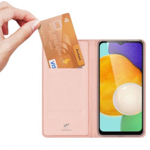 DUX DUCIS wallet case SKIN PRO for SAMSUNG A14 4G / 5G pink DUX DUCIS wallet case SKIN PRO for SAMSUNG A14 4G / 5G pink