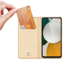 DUX DUCIS piniginės dėklas SKIN PRO, skirtas SAMSUNG A34 rožė DUX DUCIS piniginės dėklas SKIN PRO, skirtas SAMSUNG A34 rožė