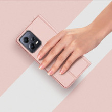 DUX DUCIS piniginės dėklas SKIN PRO, skirtas REDMI NOTE 12 5G rožinis DUX DUCIS piniginės dėklas SKIN PRO, skirtas REDMI NOTE 12 5G rožinis