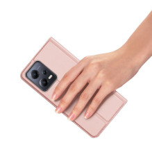 DUX DUCIS wallet case SKIN PRO for REDMI NOTE 12 5G rose DUX DUCIS wallet case SKIN PRO for REDMI NOTE 12 5G rose