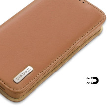 DUX DUCIS piniginės dėklas HIVO skirtas SAMSUNG S23 rudas DUX DUCIS piniginės dėklas HIVO skirtas SAMSUNG S23 rudas