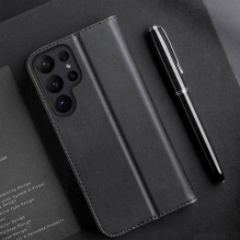 DUX DUCIS piniginės dėklas HIVO skirtas SAMSUNG S23 Plus juodas