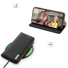 DUX DUCIS piniginės dėklas HIVO skirtas SAMSUNG S23 Plus juodas