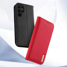 DUX DUCIS piniginės dėklas HIVO skirtas SAMSUNG S23 Plus raudonas DUX DUCIS piniginės dėklas HIVO skirtas SAMSUNG S23 Plus raudonas