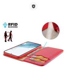 DUX DUCIS piniginės dėklas HIVO skirtas SAMSUNG S23 Plus raudonas DUX DUCIS piniginės dėklas HIVO skirtas SAMSUNG S23 Plus raudonas